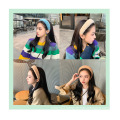 UNIQ Faux Sherpa Plush Terry Candy Color Winter Headband Hairband Accessories